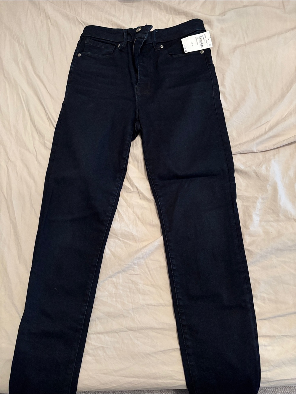 Relisted: NWT Good American Good Legs Deep Blue Straight-Leg Jeans